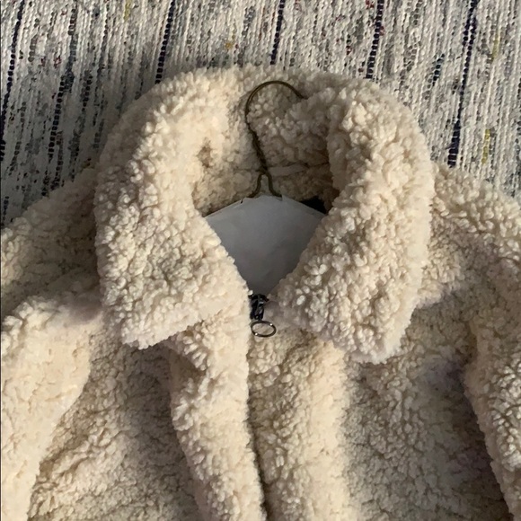 Zara Faux Shearling Jacket - Picture 3 of 3